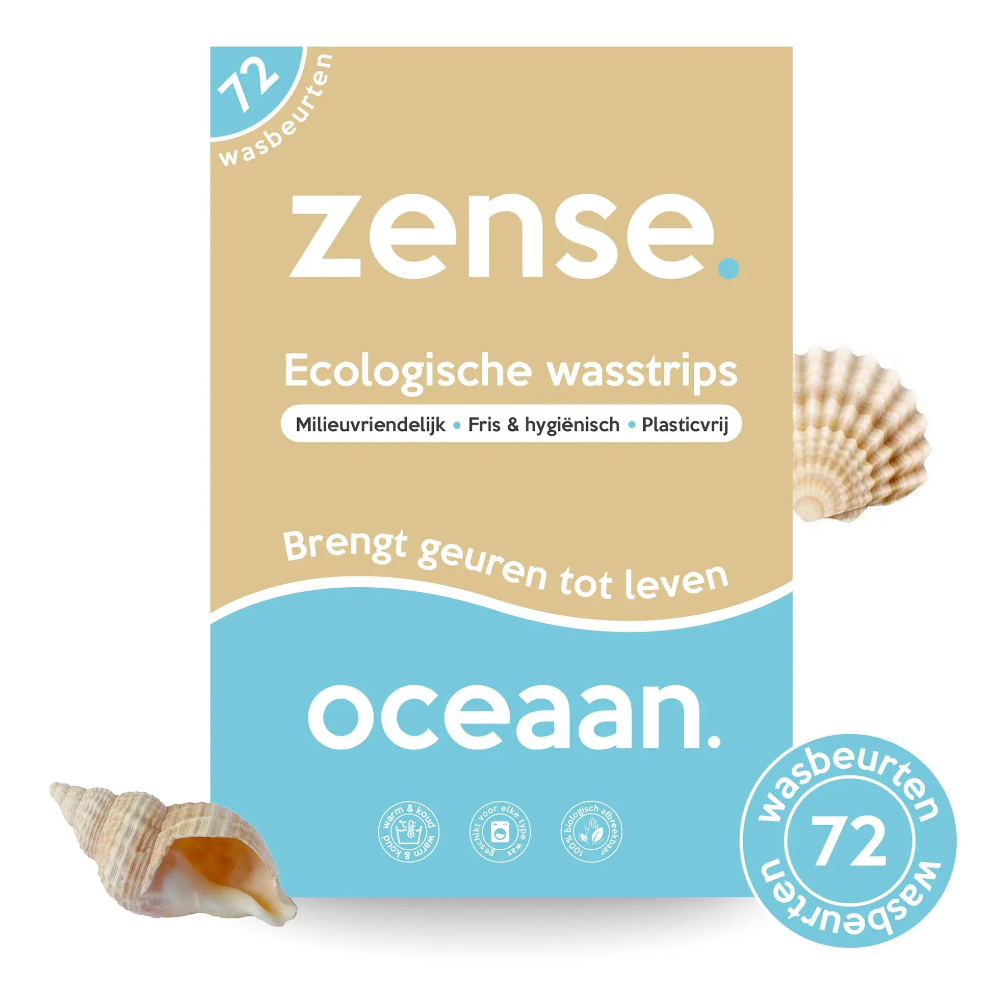 Zense wasstrips | 72 stuks Zense