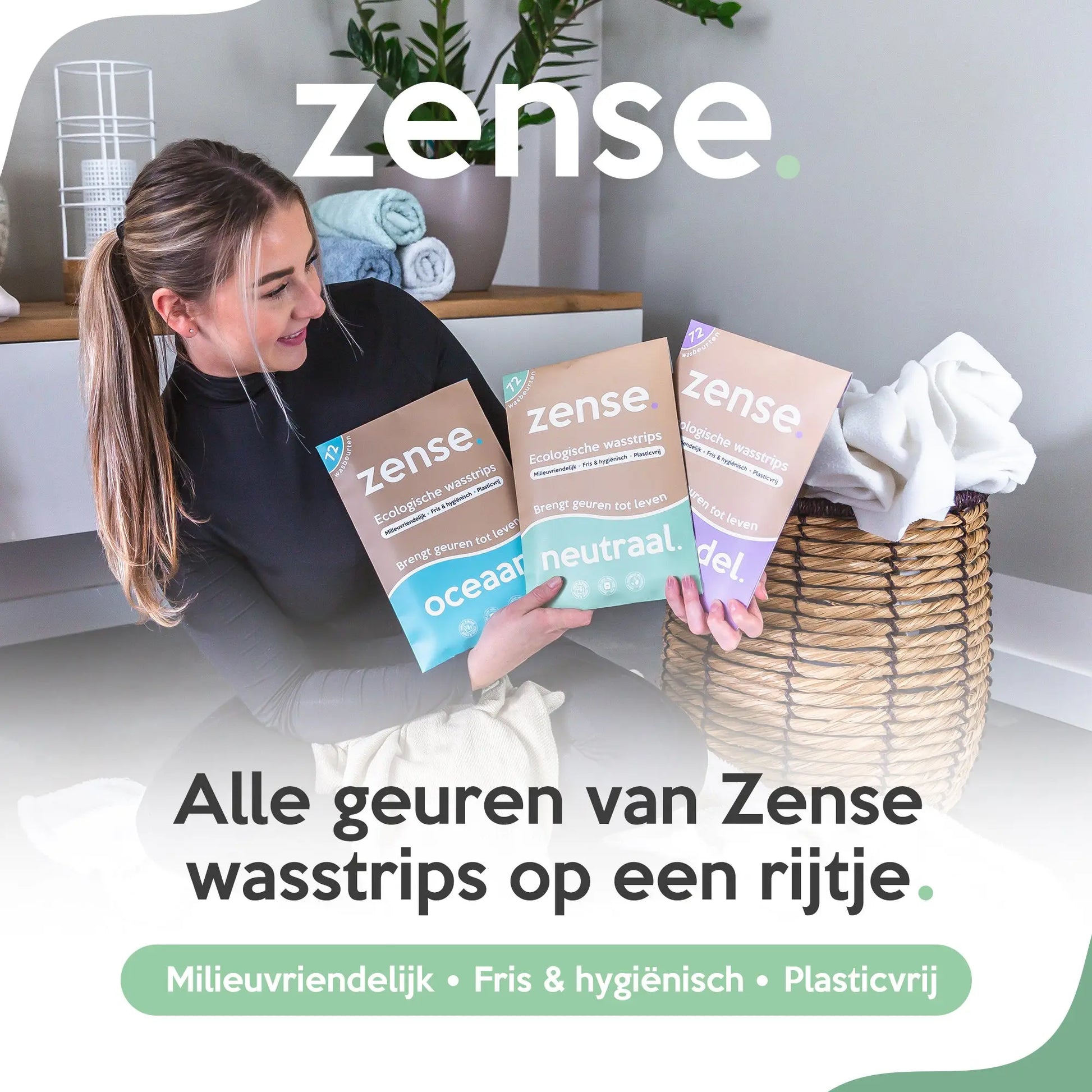 Zense wasstrips | 72 stuks Zense